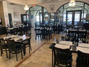  Inside the restaurant . #Veganuary at Copenhagen European Kitchen & Bakery in Katy