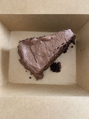 Check out this delicious vegan chocolate cake! #Veganuary at Copenhagen European Kitchen & Bakery in Katy