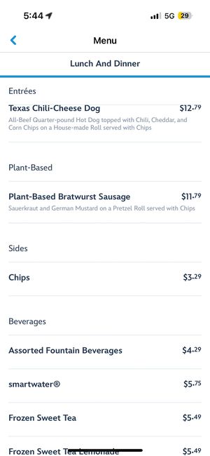   at Walt Disney World - B.B. Wolf's Sausage Co - Kiosk in Lake Buena Vista