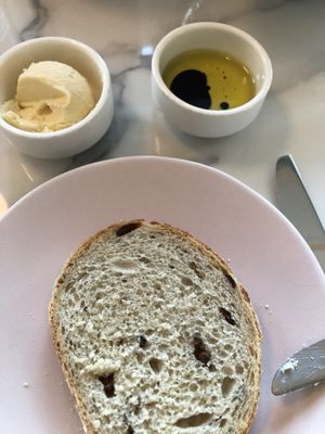 Bread Service: Olive Bread  at Cítricos in Bay Lake