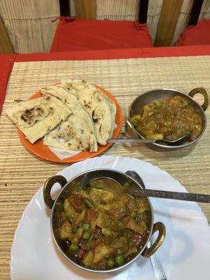 ask for extra spicy if you like it. for meint was perfect!   at Shankara Vegis in Agra