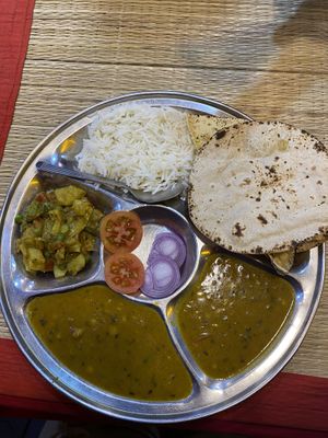 Classic thali (without curd)  at Shankara Vegis in Agra