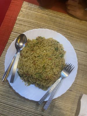 Veg fried rice   at Shankara Vegis in Agra