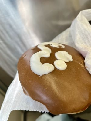 Vegan maple cream  at DEN - Voodoo Doughnut - Concourse B in Denver