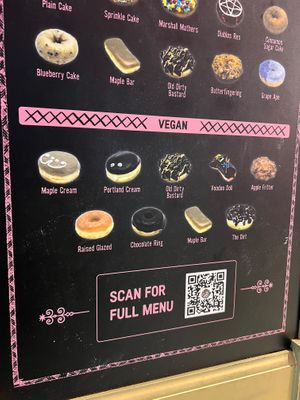 So many vegan options at DEN - Voodoo Doughnut - Concourse B in Denver