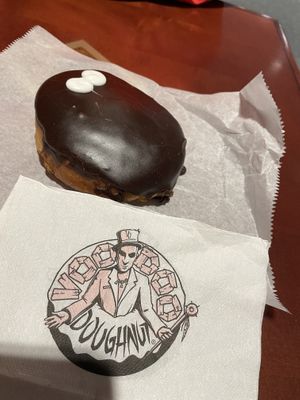 Vegan cream doughnutts  at DEN - Voodoo Doughnut - Concourse B in Denver