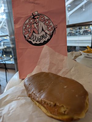 Vegan maple bar! at DEN - Voodoo Doughnut - Concourse B in Denver