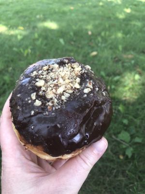 Vegan Ferrero Rocher Donut!!  at bloomer's in Burlington