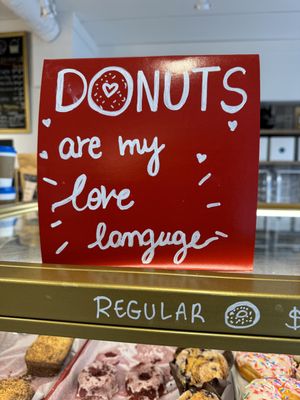 Love the signs  at bloomer's in Burlington