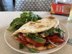 Flatbread   at Anokhi Cafe in Jaipur