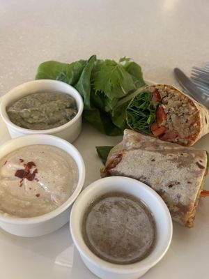 Wrap 400r  at Anokhi Cafe in Jaipur