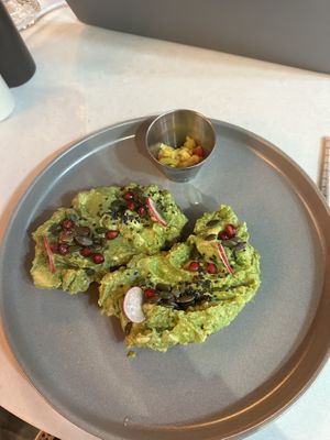 Avocado on toast  at Casette in Dubai