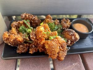 Cauliflower bites  at Richardson's Bistro in Coles Bay