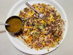 Tomato onion uttapam  at Annapurna Restaurant in Salalah
