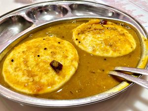 Idly sambar  at Annapurna Restaurant in Salalah