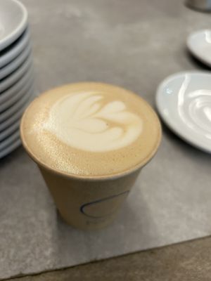 Maple Miso Latte (4,50€)  at Full Circle Coffee in Ghent