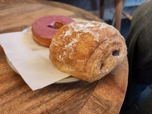 Morning pastries at Full Circle Coffee in Ghent