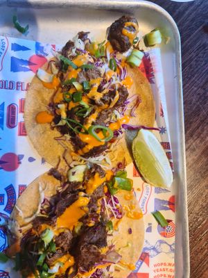 Tacos at BrewDog Pentridge in Coburg