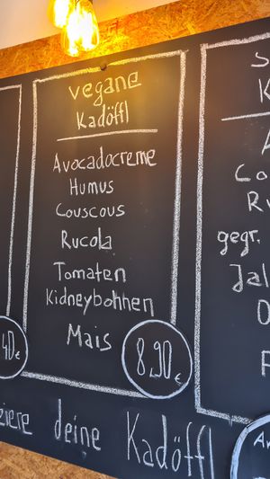 Vegan option at Kadöffl in Wurzburg