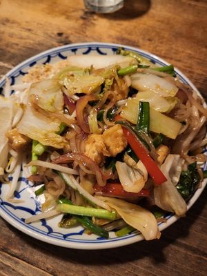 Vegan Pad Thai at Baan Thai in Kobe