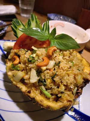 Pineapple rice at Baan Thai in Kobe