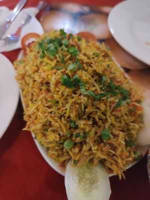Vegetable Biryani at Kohinoor Indian Restaurant in Koh Samui