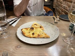 Garlic bread   at Paesano in Alvor