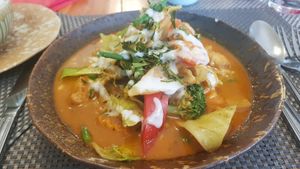 Paneang curry at Giggling Squid in Harrogate