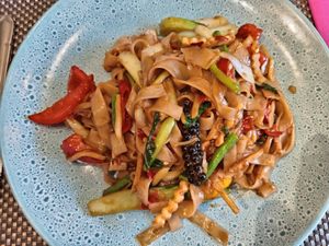 Drunken Noodles at Giggling Squid in Harrogate