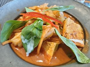 Thai Red Curry at Giggling Squid in Harrogate