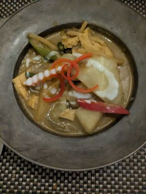 Thai Green Curry at Giggling Squid in Harrogate