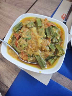 Okras at Indian Royal Spicy in Brussels