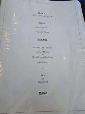  at Indian Royal Spicy in Brussels