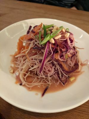 Ginger and sesame noodle salad at Nooch Bar and Kitchen in Stirling