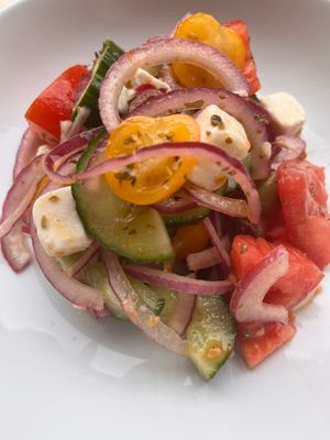 Seasonal salad at Nooch Bar and Kitchen in Stirling