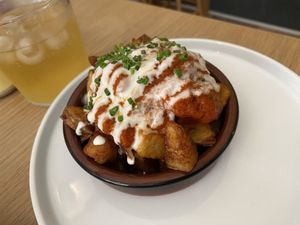Patatas Bravas  at Nooch Bar and Kitchen in Stirling