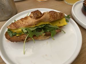 Seitan Ham & Cheese Croissant   at Nooch Bar and Kitchen in Stirling