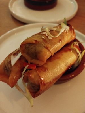 Haggis spring rolls at Nooch Bar and Kitchen in Stirling