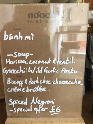 Specials  at Nooch Bar and Kitchen in Stirling