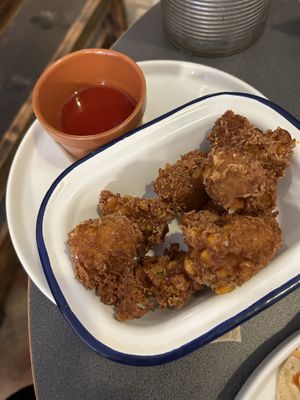 Sweet corn fritters   at Nooch Bar and Kitchen in Stirling