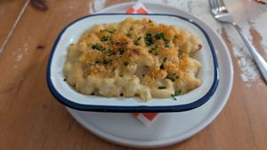 Macaroni cheese at Nooch Bar and Kitchen in Stirling