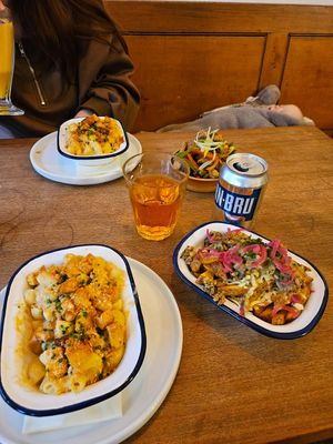 Ignore the baby passed out in the background at Nooch Bar and Kitchen in Stirling