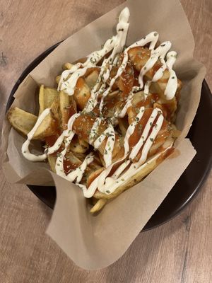 Patatas bravas  at Karpanta in Sevilla