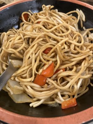 Wok de verduras  at Karpanta in Sevilla