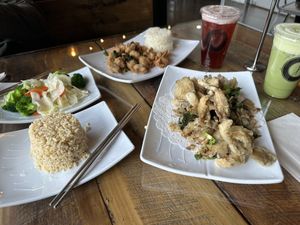   at Vegan District Asian Eatery in Loma Linda