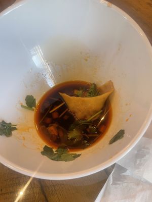 Again… forgot to take the pic before I started eating    at Vegan District Asian Eatery in Loma Linda