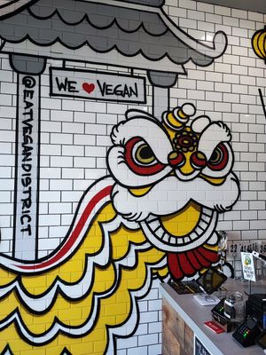 Friendly service at Vegan District Asian Eatery in Loma Linda