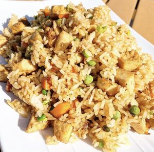   at Vegan District Asian Eatery in Loma Linda