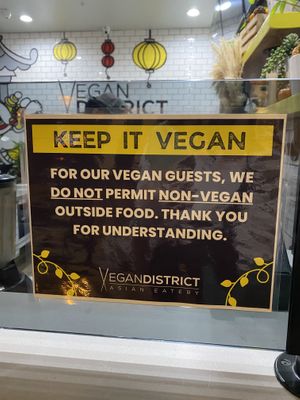   at Vegan District Asian Eatery in Loma Linda