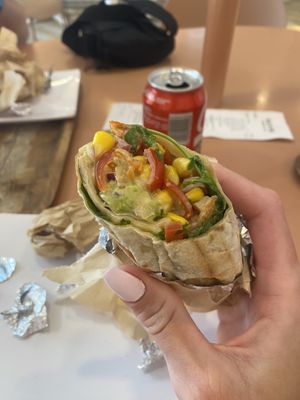 NOTSalmon burrito   at Healthy Poke in Malaga